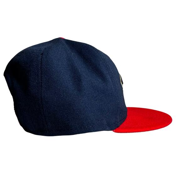 New Orleans Pelicans New Era Youth 9Fifty Snapback Two Tone Red Blue Adjustable - Picture 2 of 7